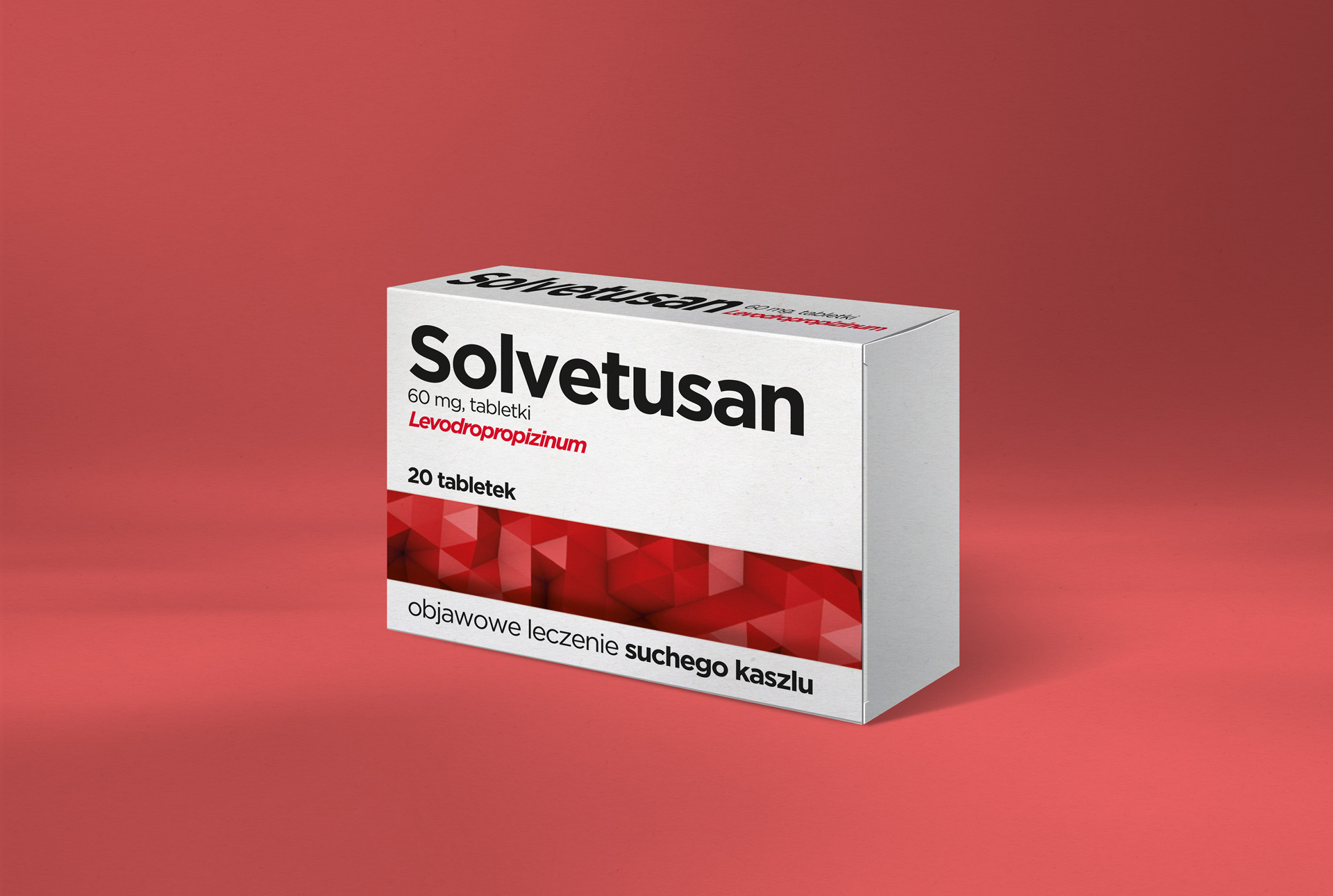 Projekt opakowania Solvetusan tabletki